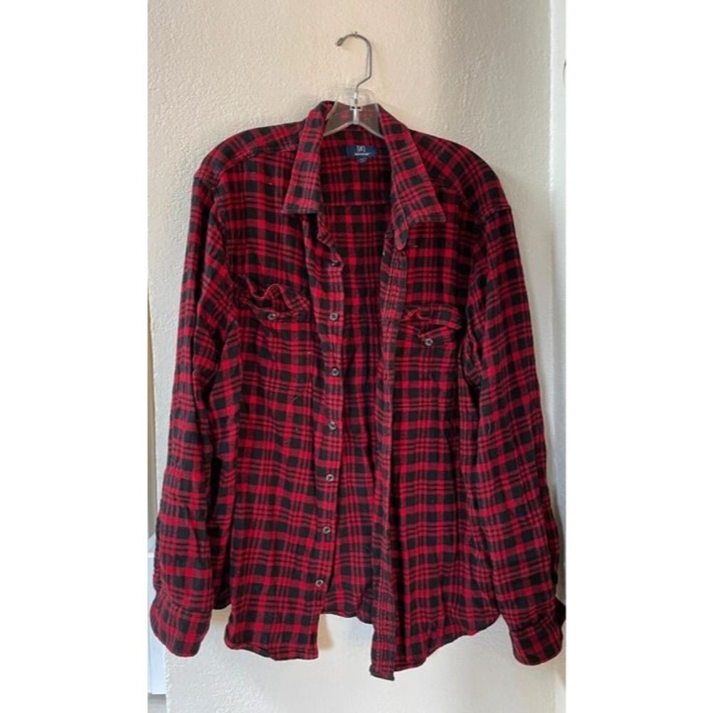 Red and Black Flannel Shirt